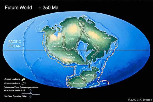 １億年後の地球